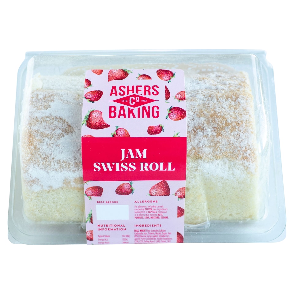 Ashers Jam Swiss Roll