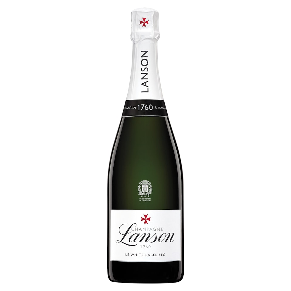 image 1 of Lanson Le White Label Sec NV Champagne 75cl