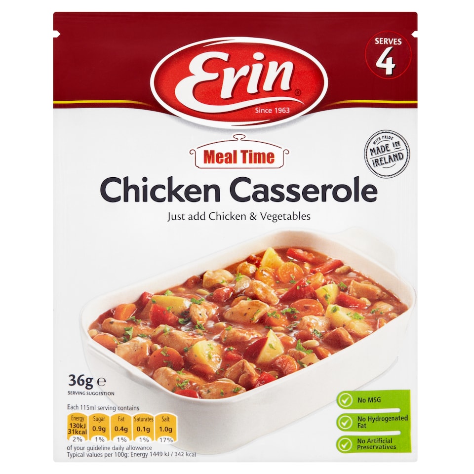 Erin Chicken Casserole 36G