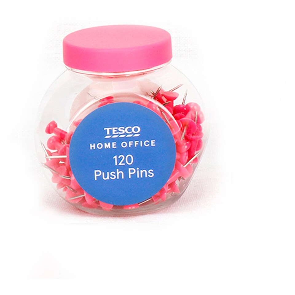 image 1 of Tesco Push Pins 120 pcs