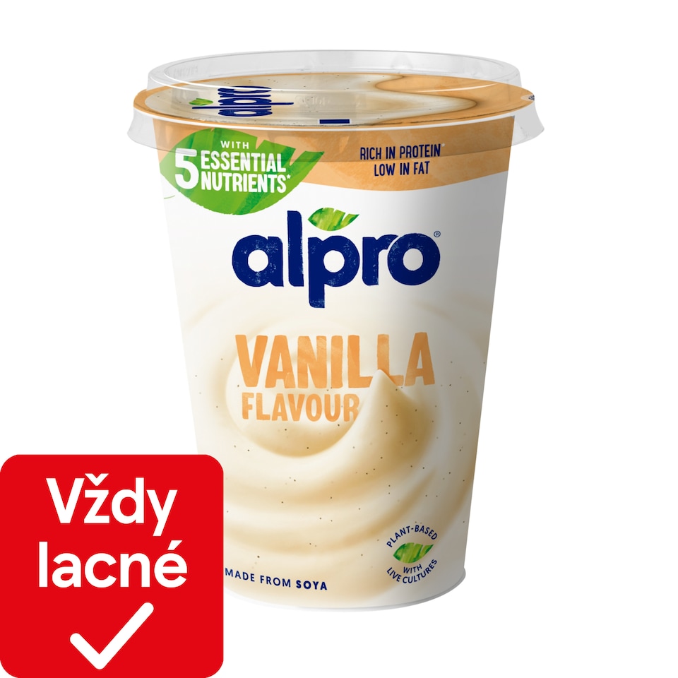 ALPRO Sójový Fermentovaný Výrobok Vanilka 400g