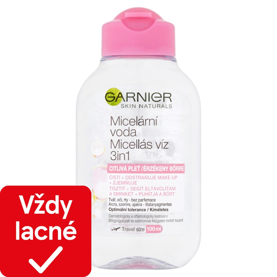Garnier Skin Naturals All in One Micellar Water for Sensitive Skin, 100 ml