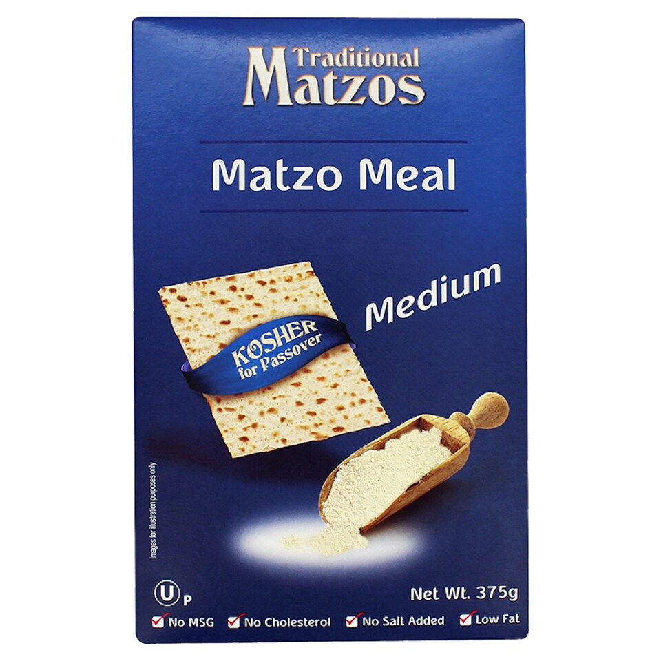 TRADITIONAL MATZOS MATZO MEAL MEDIUM 375G Tesco Groceries