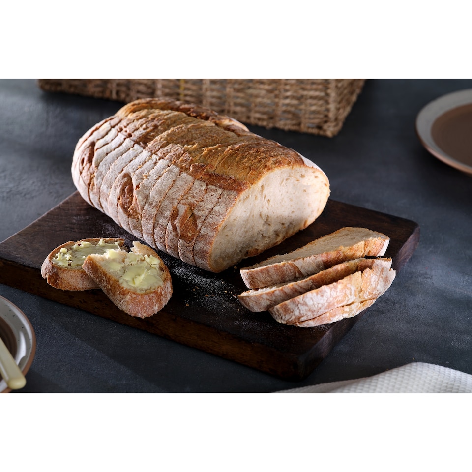 image 1 of Tesco Finest White Sourdough Sliced Loaf 800G