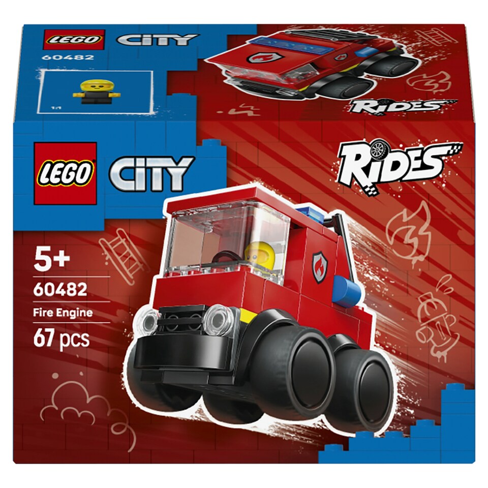 LEGO City 60482 Járgányok - Tűzoltóautó  1. kép