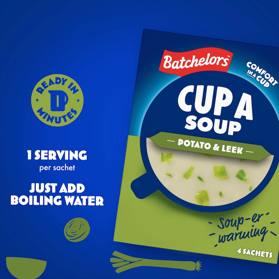 image 1 of Batchelors Cup A Soup Thai Chicken Lemongrass 4 Sachets 88G