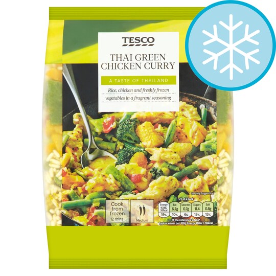 Tesco Thai Green Chicken Curry 700G Tesco Groceries