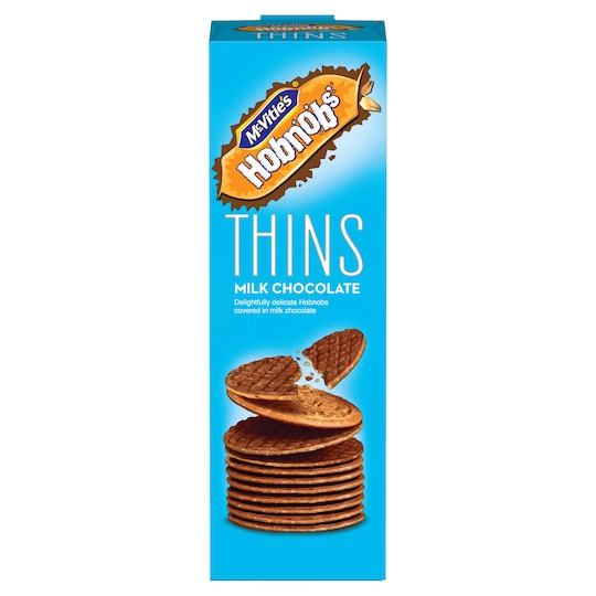 Mcvitie's Milk Chocolate Hob Nob Thins 170G