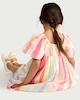 image 3 of F&F Girls Cotton Rich Striped Smocked Dress in Multi