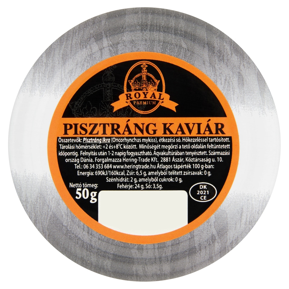 Royal Premium pisztráng kaviár 50 g  1. kép