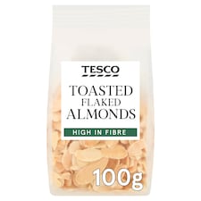 Tesco Toasted Flaked Almonds 100G