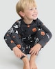 image 3 of F&F Unisex Pure Cotton Glow in the Dark Halloween Print Pyjama Set in Multi