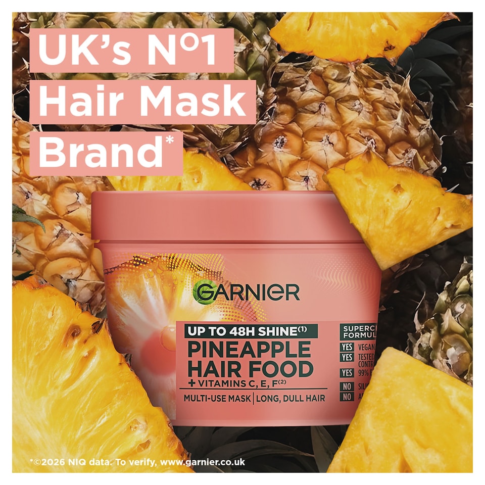 image 1 of Garnier Ultimate Blends Hair Food Pineapple 3In1 Mask 400ml