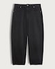 image 5 of The F&F Edit Barrel Leg Jeans in Black