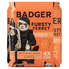Badger Fursty Ferret Amber Ale 4x440ml