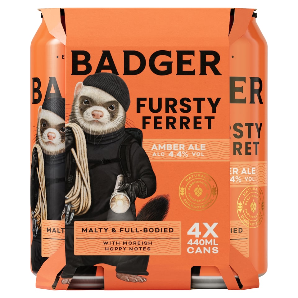 Badger Fursty Ferret Amber Ale 4x440ml