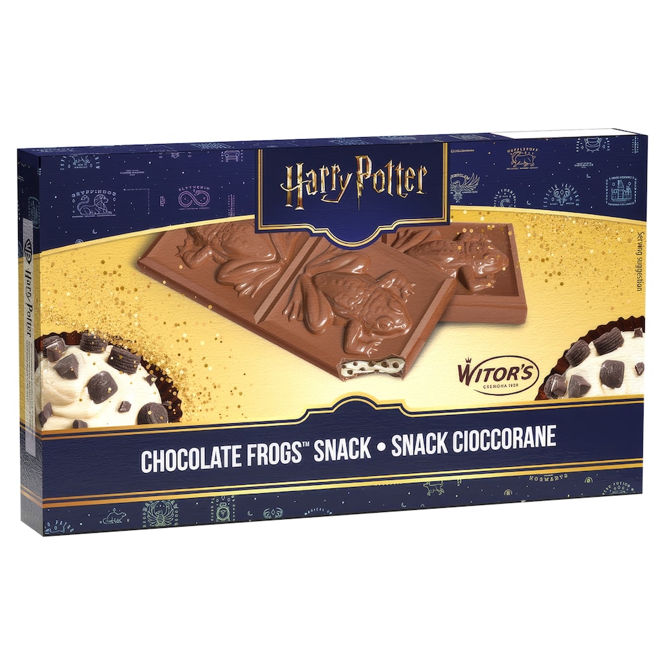 Harry Potter Milk Chocolate Bar with Creamy Milk Filling and Crumbled Cocoa Biscuits 200 g