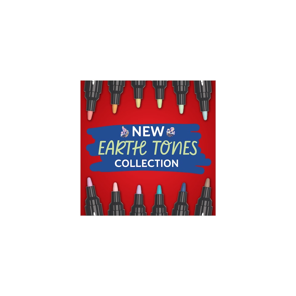 image 1 of Sharpie Paint Markers Earth Tone 5pk