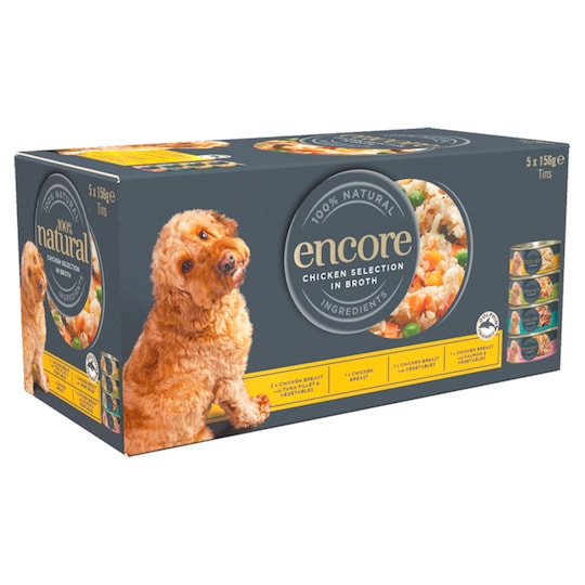 Encore Dog Food Special Selection Tins 5X156g Tesco Groceries