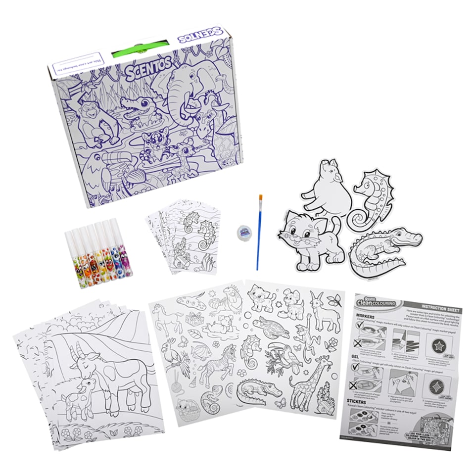 image 1 of Scentos Clean Colouring