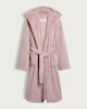 image 4 of F&F Hooded Dressing Gown in Pink