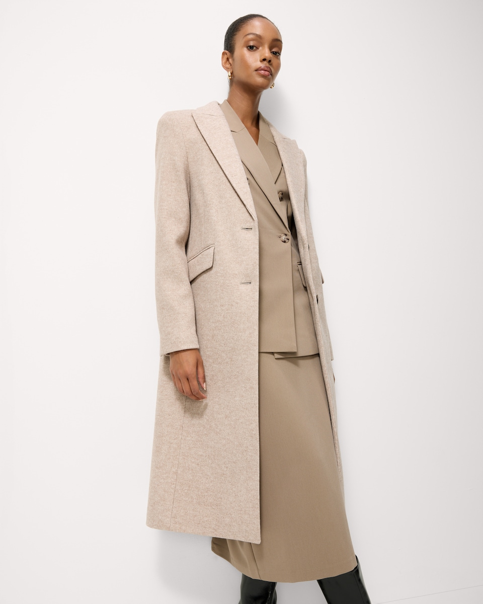 image 1 of F&F Formal Coat in Neutral