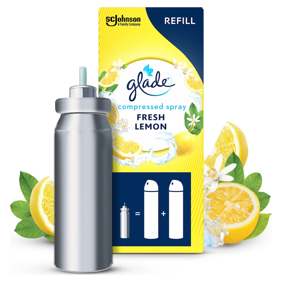 image 1 of Glade Compressed Spray Refill Fresh Lemon 10ml