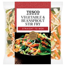 Tesco Vegetable & Beansprout Stir Fry 320G