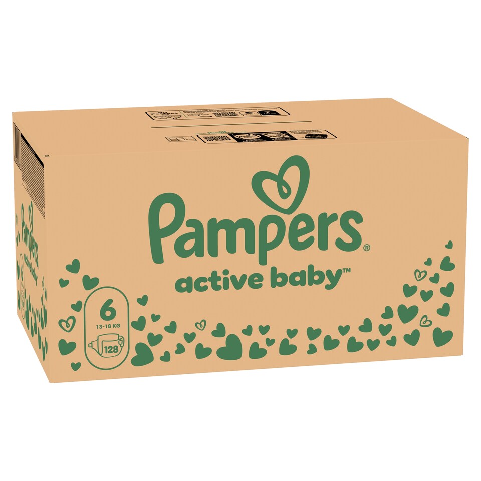 obrázok 1 z Pampers Active Baby veľkosť 6, 128 plienok, 13kg-18kg