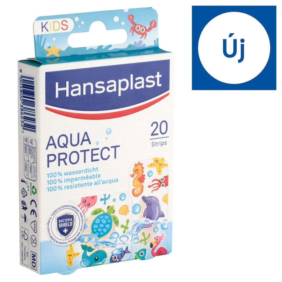 Hansaplast Kids Aqua Protect sebtapasz 20 db