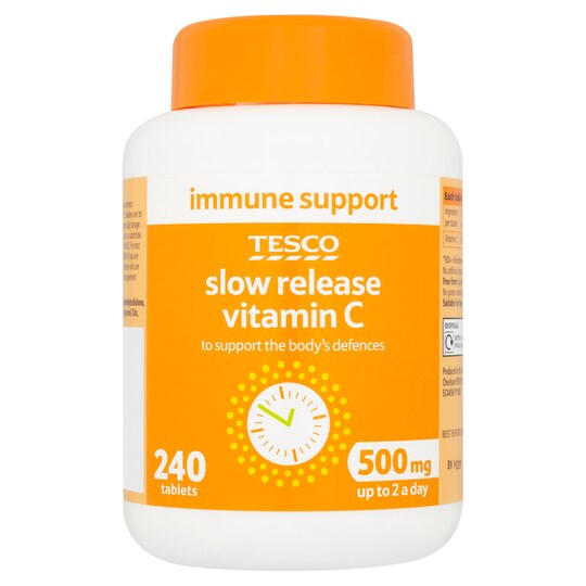 Tesco Slow Release Vitamin C X 240 Tesco Groceries