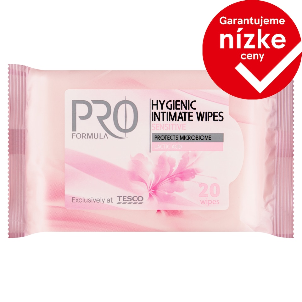 Pro Formula Sensitive Hygienic Intimate Wipes 20 pcs