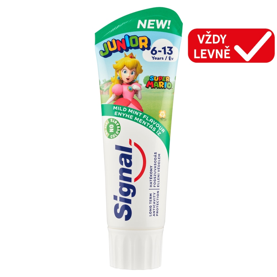 image 1 of Signal Junior Super Mario Mild Mint Flavour Toothpaste 75ml