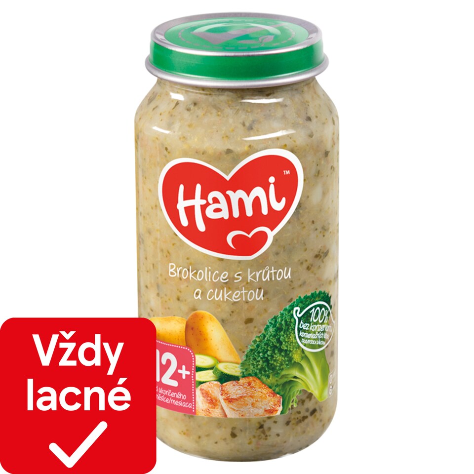 Hami príkrm Brokolica s morkou a cuketou 250 g