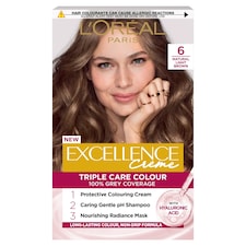 L'Oreal Paris Excellence Creme 6 Natural Light Brown Permanent Hair Dye