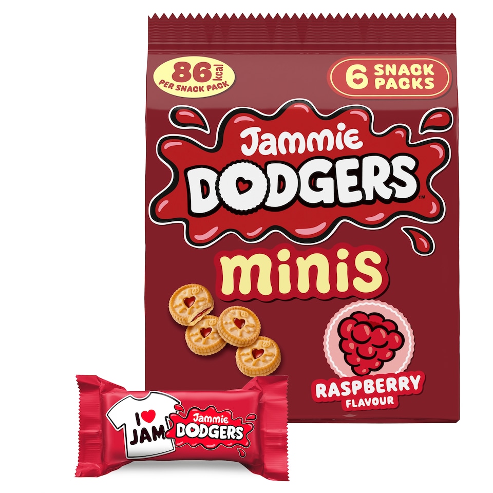 image 1 of Jammie Dodger Minis 6 X 20G