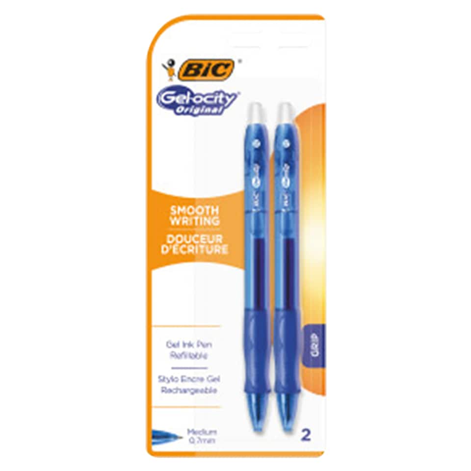 Bic Gelocity Stic gélové pero čierne 2 ks