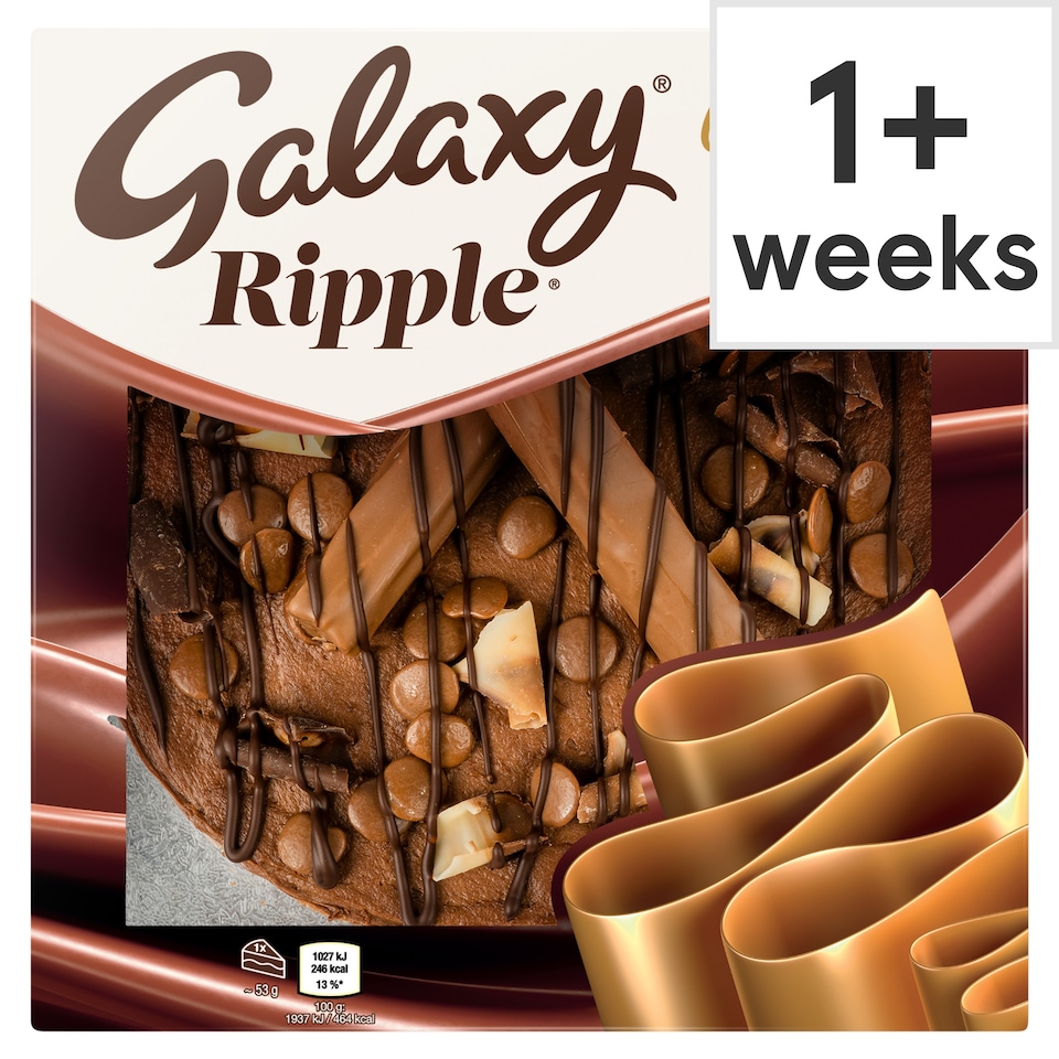 Galaxy Ripple Indulgent Chocolate Cake Portions