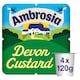 image 1 of Ambrosia Ready To Eat Devon Custard 4 X 120G
