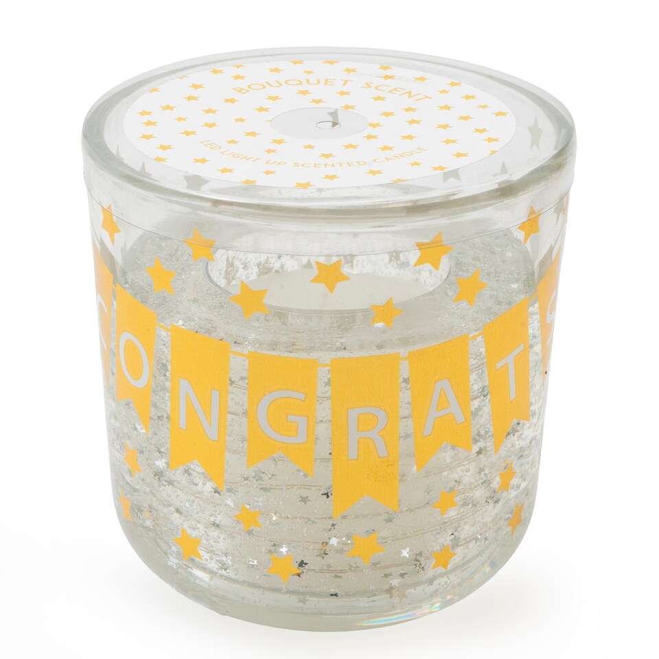 Candlelight Light Up Bouquet Scent Candle 70g