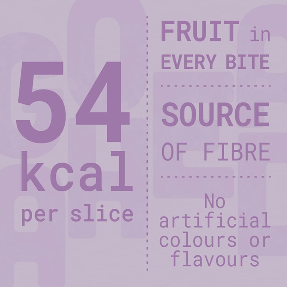 image 1 of Go Ahead Forest Fruit Crispy Fruit Slices Snack Bars Multipack 4 x 43.6g