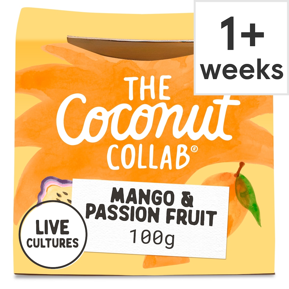 image 1 of The Coconut Collab Mango & Passionfruit Coconut Yoghurt 100g