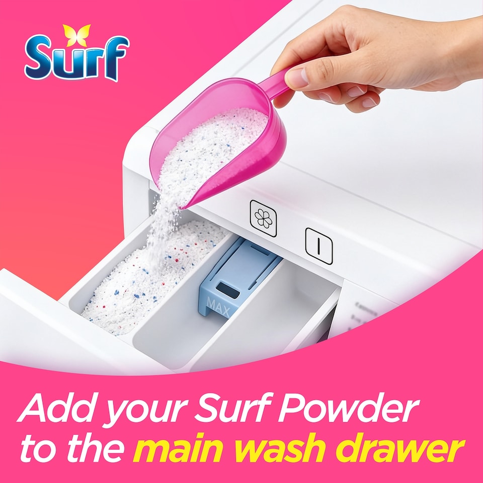 image 1 of Surf Tropical Lily Laundry Washing Detergent Powder 75 Washes 3750g