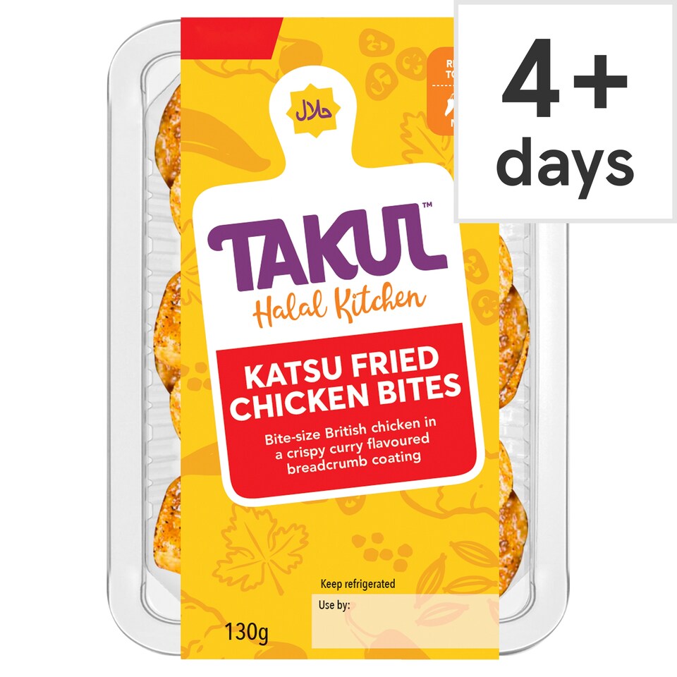 Takul Halal Kitchen Katsu Fried Chicken Bites 130g