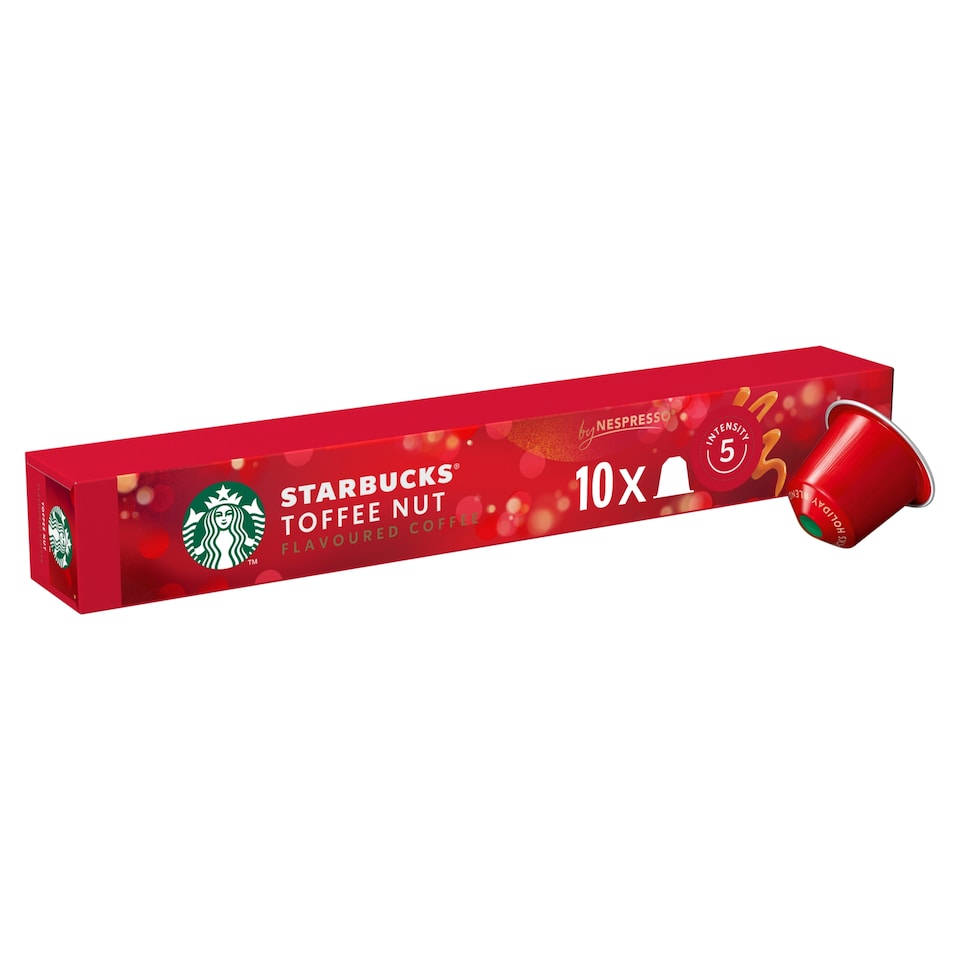 image 1 of Starbucks Toffee Nut Nespresso Pods 10 Pack 51G