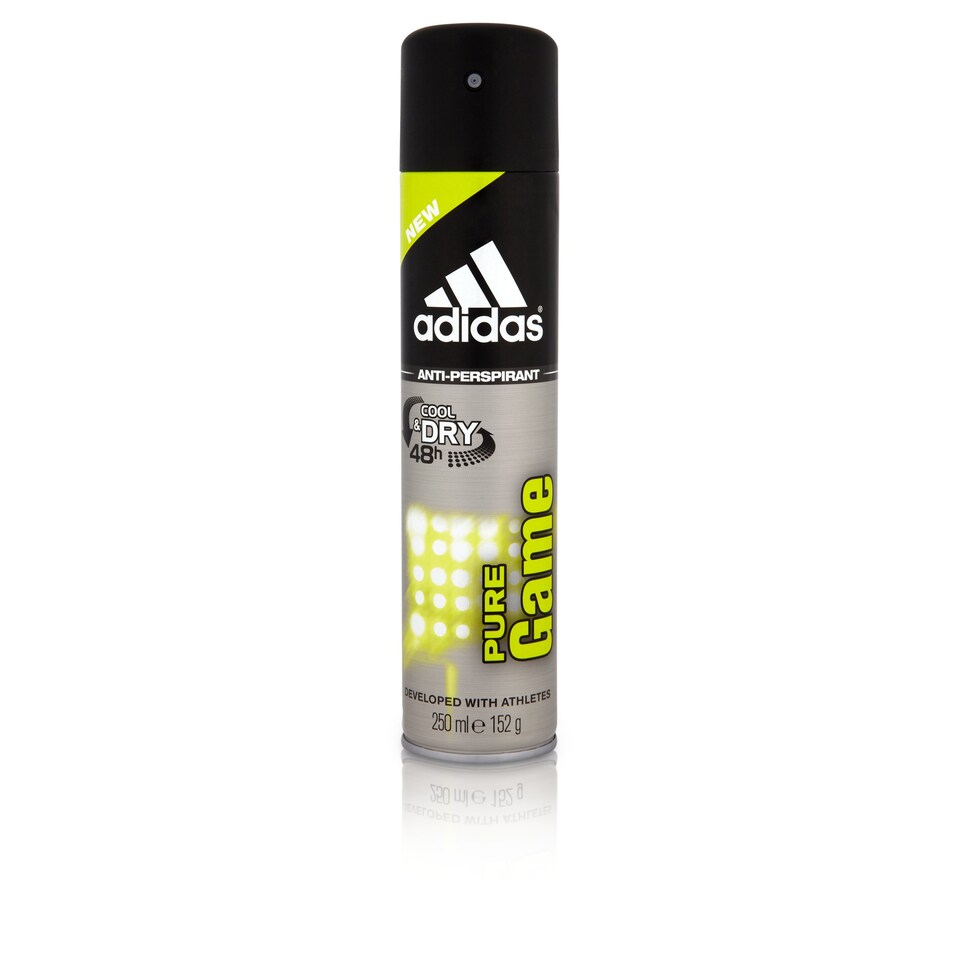 image 1 of Adidas Pure Game Antiperspirant Deodorant 250Ml
