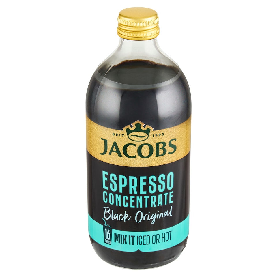 Obrázek 1 pro produkt Jacobs Espresso Black Original koncentrovaný kávový nápoj 485ml