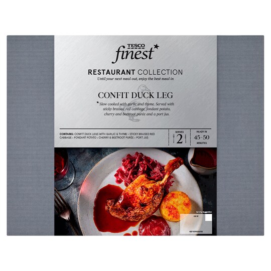 Tesco Finest Confit Duck Leg 1373G Tesco Groceries