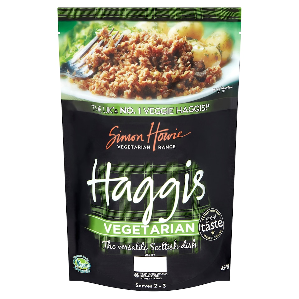 image 1 of Simon Howie Vegetarian Haggis 454G