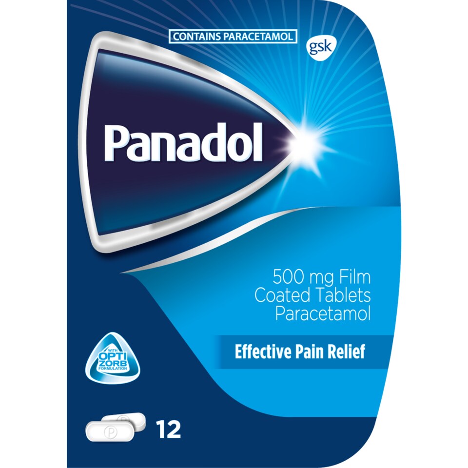 Panadol Compack Tablets 12 Pack